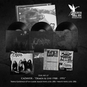 CADAVER Demos & Live 1988-1991 3LP (BLACK)
