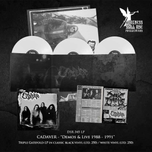CADAVER Demos & Live 1988-1991 3LP (WHITE)