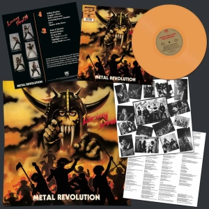 LIVING DEATH Metal Revolution LP (ORANGE)