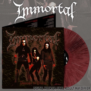 IMMORTAL Damned in Black LP (CHERRY)