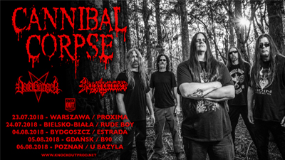 RAGEHAMMER i VOIDHANGER na koncertach z CANNIBAL CORPSE